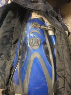 Us divers snorkeling kit plus bag