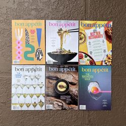 6 Brand new Bon Appetit Magazines