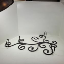 Rod Iron Scroll Candle Holder
