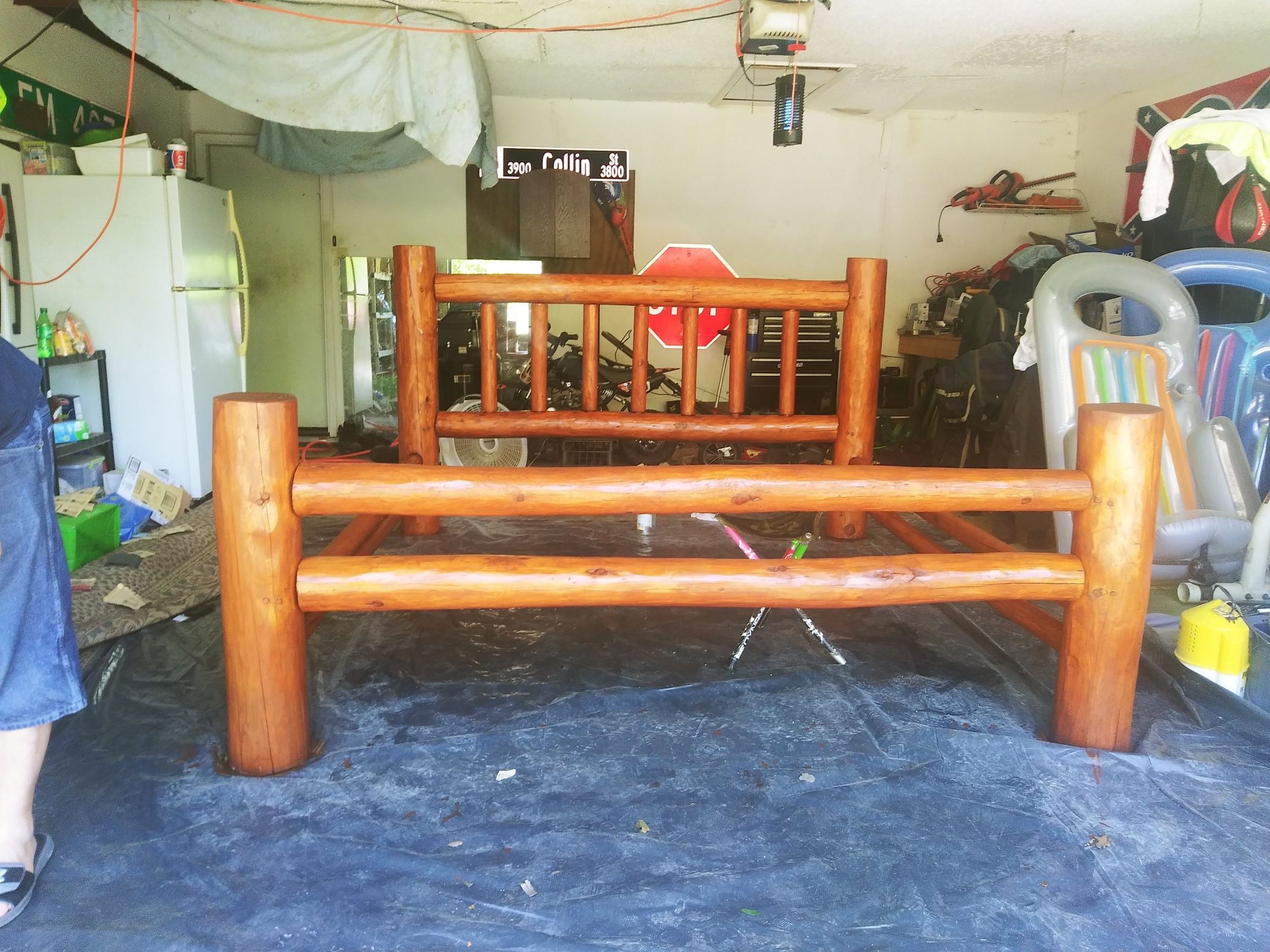 Wood King Bed Frame