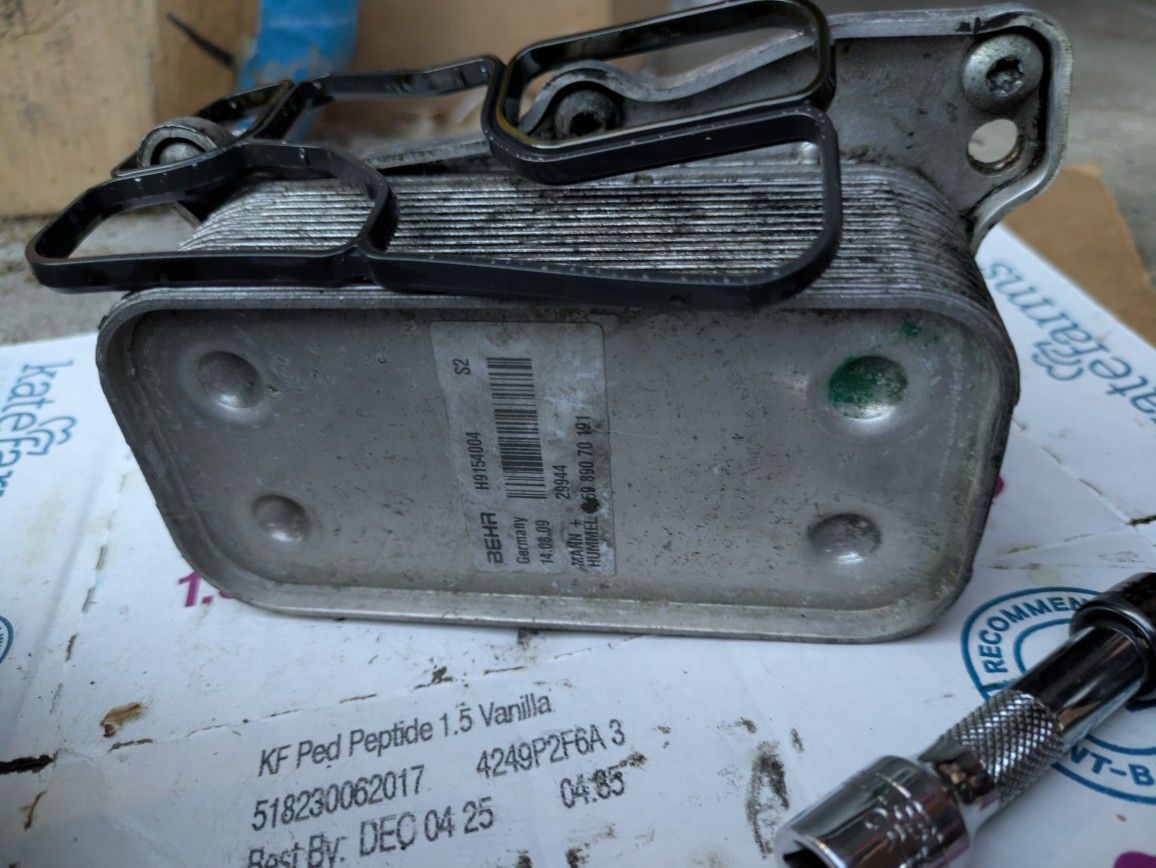 Mercedes Oil Cooler+Seal Oem Used $95,