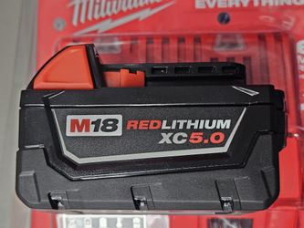 Brand New Milwaukee M18 XC 5.0 battery