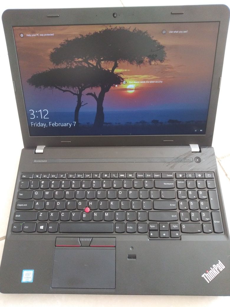 Laptop Lenovo core I5 6ta gen, 8gb ram , 500gb hdd hdmi,15.6 inch