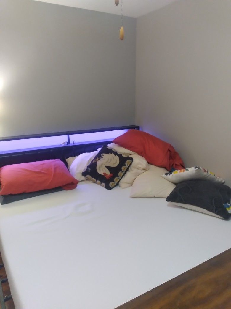 King Size Bed Frame And Mattress And Couch And Chair
