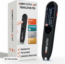 Scanmarker Pal Translation & Reading Pen for Kids & Adults, 100+ Language Translator with Text-to-Speech and Scan Export
