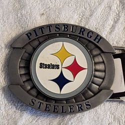 New Pittsburgh Steelers Pewter Collectible Belt Buckle