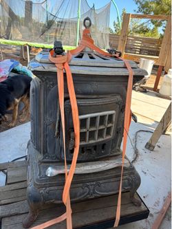 Antique cast iron stove