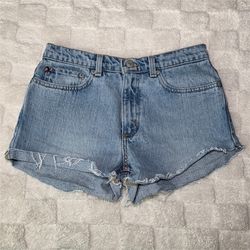 Ralph Lauren Vintage Mid Rise Jean Shorts Medium Wash Size 2 EVC