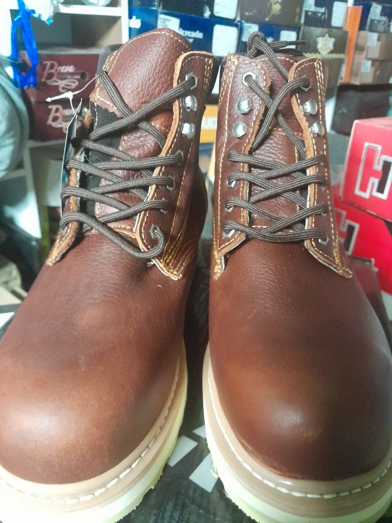 Hammer Work Boots For Men Size 12 Steel Toed