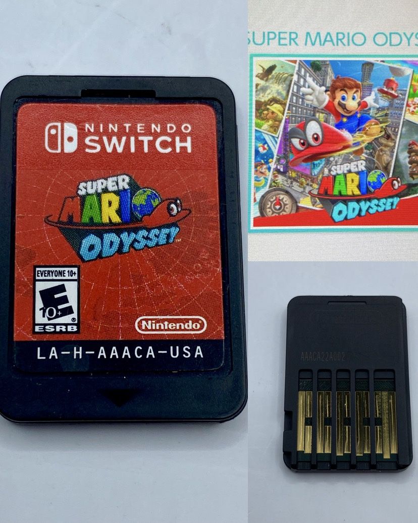 Super Mario Odyssey (Nintendo Switch) - Cartridge Only - Tested & Authentic