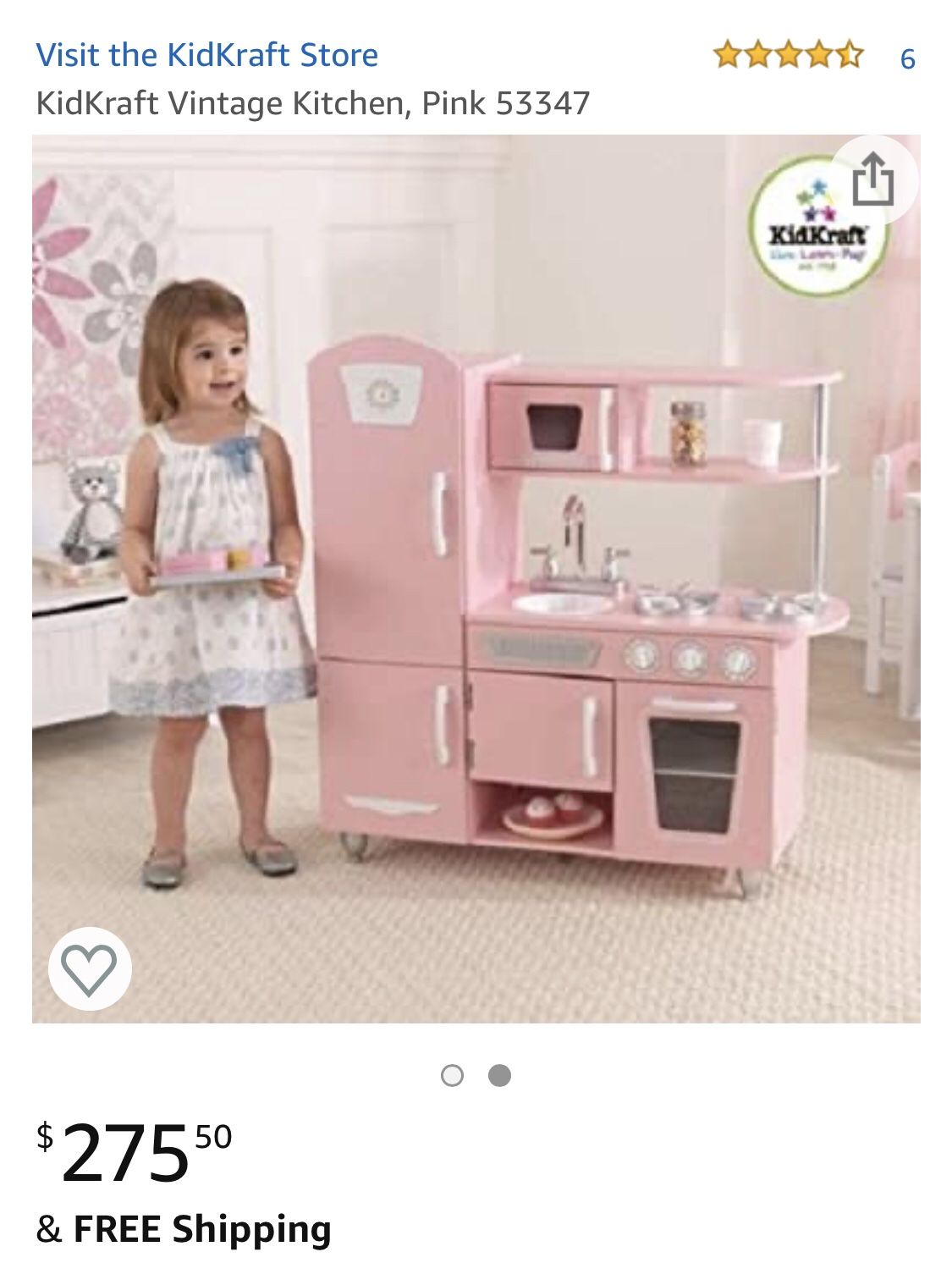 KidKraft Vintage Kitchen Pink 53347 Cocina para nina for Sale in Simi Valley CA OfferUp