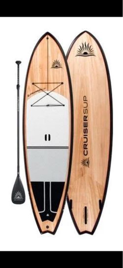 Cruiser SUP ESCAPE LE Wood / Carbon Paddle Board