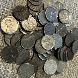 Lot Of 80 1943 PDS Steel WWII Pennies High Grade