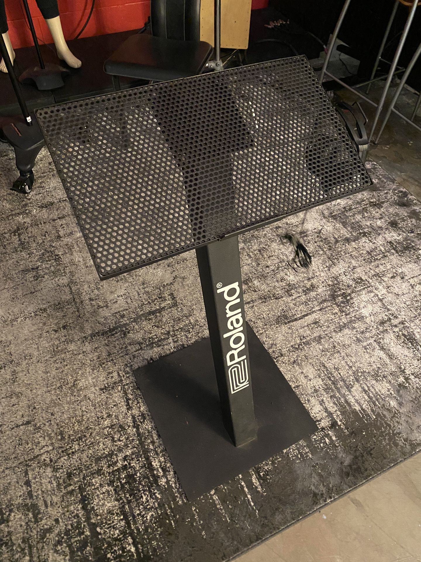 Heavy Duty Roland Keyboard Sheet Music Stand Lecture Headphone Holder for Sale in Montclair, CA