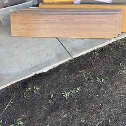 6 Shelf boards with hardware