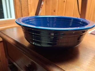 Fiesta Cobalt Blue Ceramic Mixing Bowl