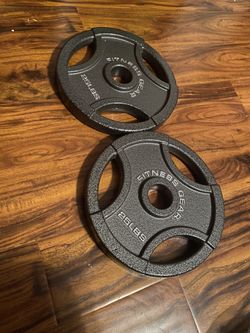 2x25 Olympic Plates Brand New PICKUP ONLY! Brand New Fitness Gear Adjustable Plates! Never Used. $100 trades *Multiple bars available* Pick up Pick