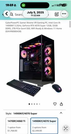 Computer PC gamer rtx4070 ti