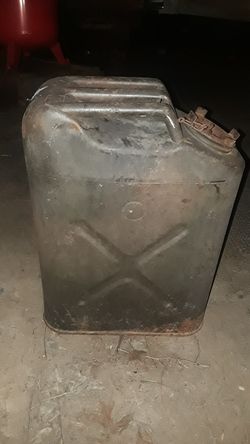 Vintage military gas can