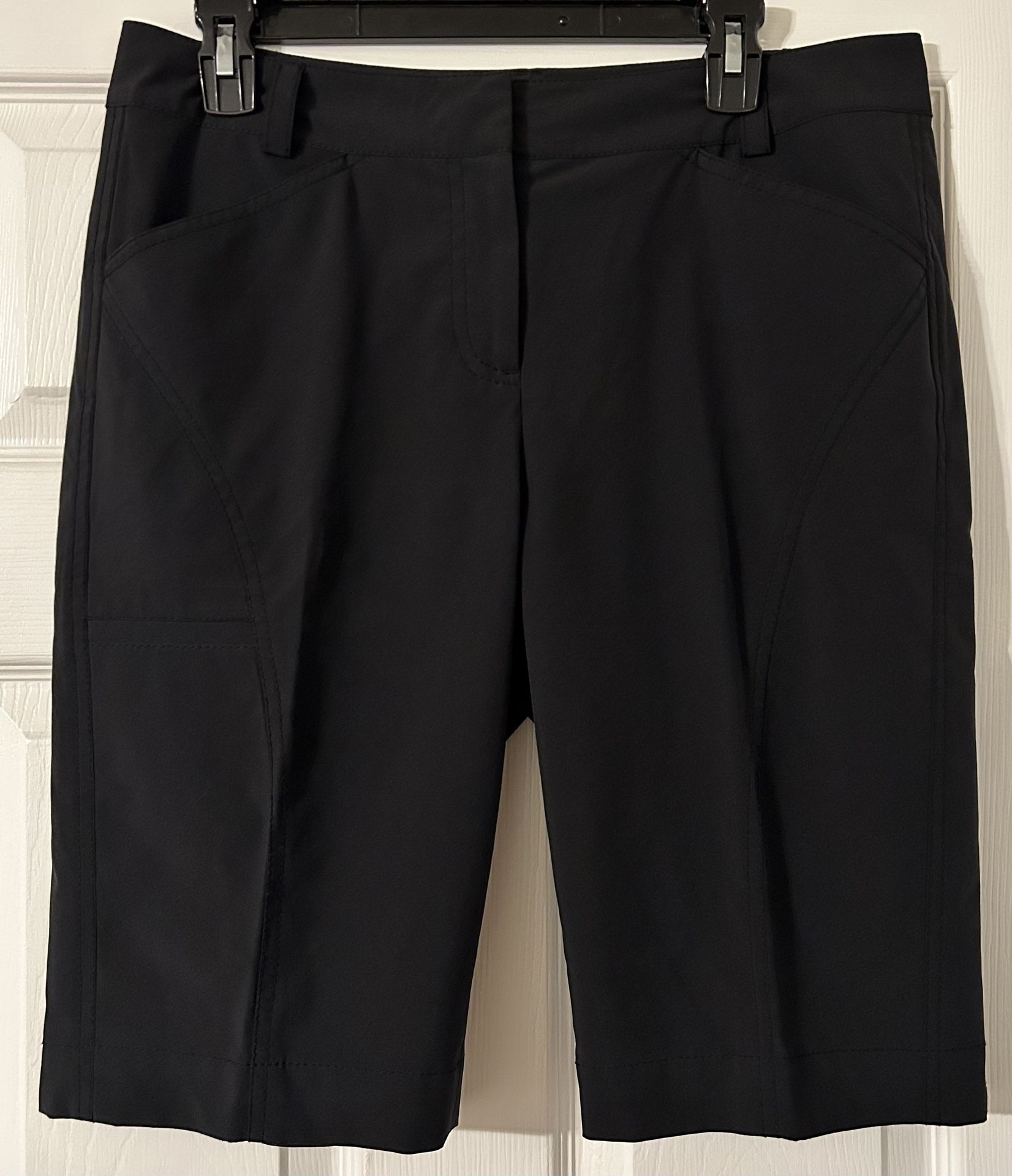 Annika Cutter & Buck Women’s Golf Dress Shorts Black Size 10