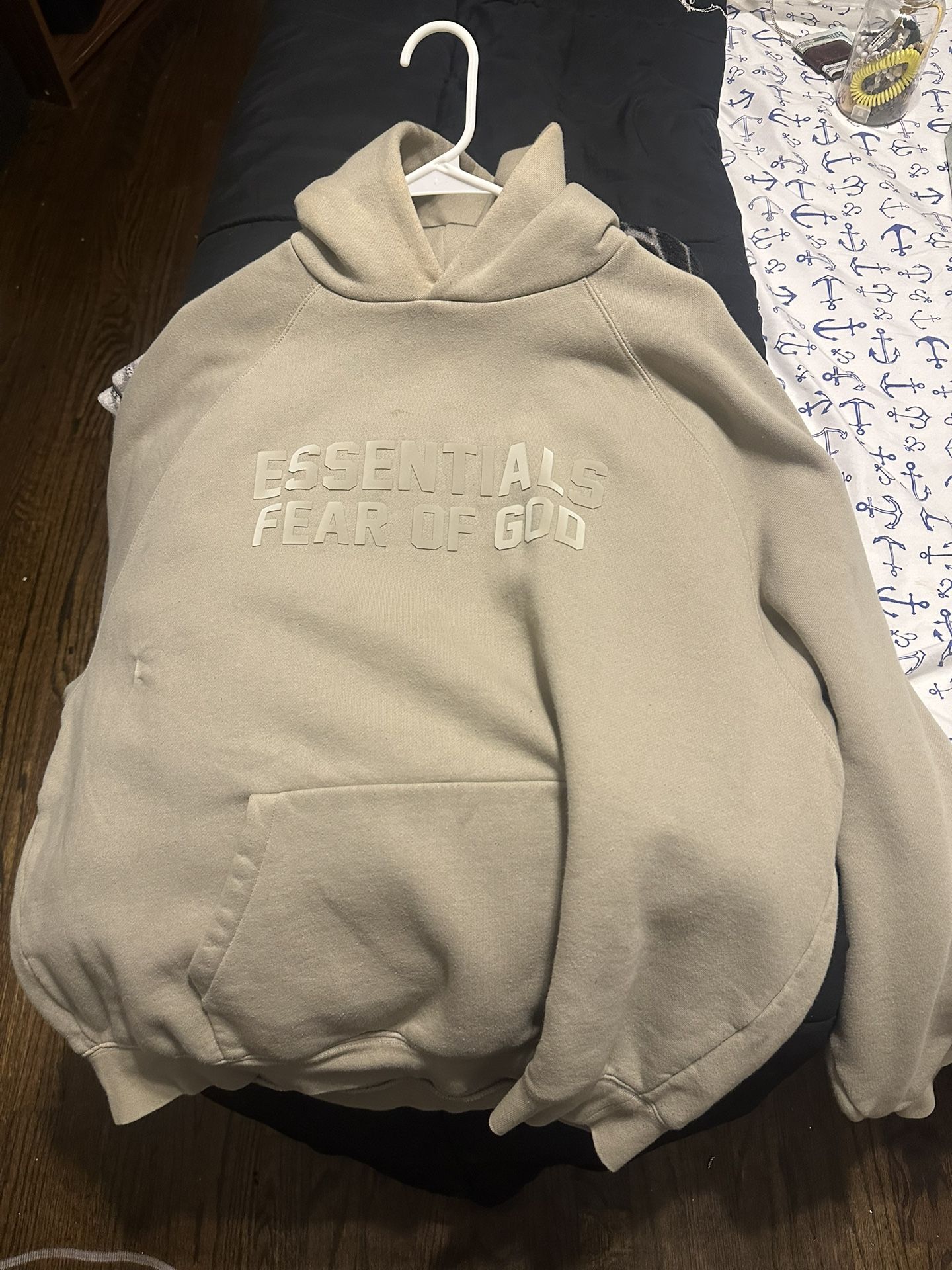 Tan Essentials Hoodie Large