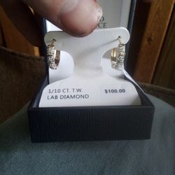 1/10 C.T. Diamond Earrings 