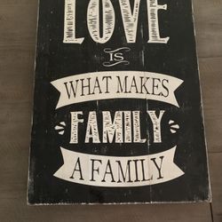 Wall Wood Sign