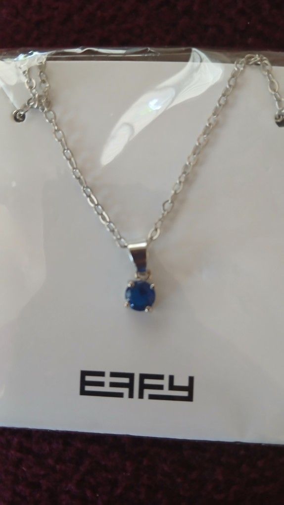 Effy Necklace - Blue Stone