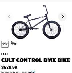 Cult Control BMX Bike