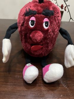 Vintage 80s California Raisin Stuffed Toy 