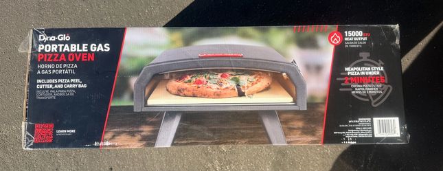 Dyna glo portable gas pizza oven