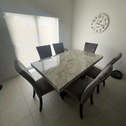 MARBLE DESIGN dining room SET 🩶🩶
