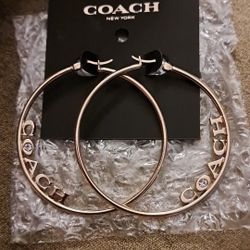 Coach Hoop Earrings 