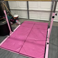 Gymnastics Bar & Mats