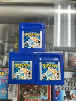 Pokemon Blue $75-$85 Each Gamehogs 11am-7pm