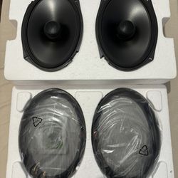 Alpine R-S69.2 R-Series 6x9-inch Coaxial 2-Way Speakers (Pair) (  Read Description, See Pictures )