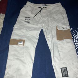 Futuristic Adventure Cargo Pants Size L