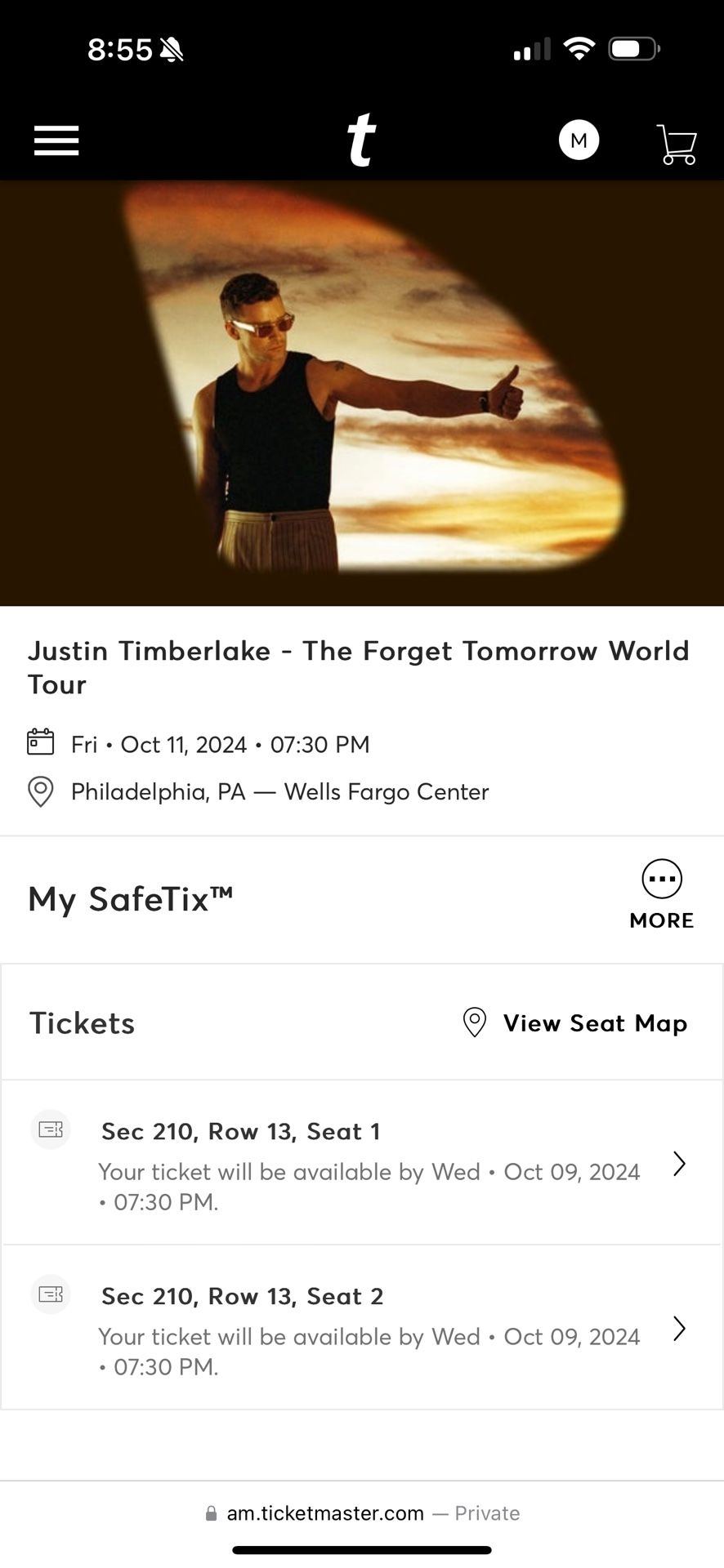 Justin Timberlake Tickets