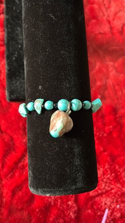 Handmade Genuine Turquoise Bracelet