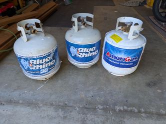 Three Propane Tanks $25 each