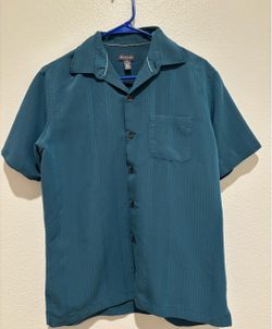 Blue Button Up