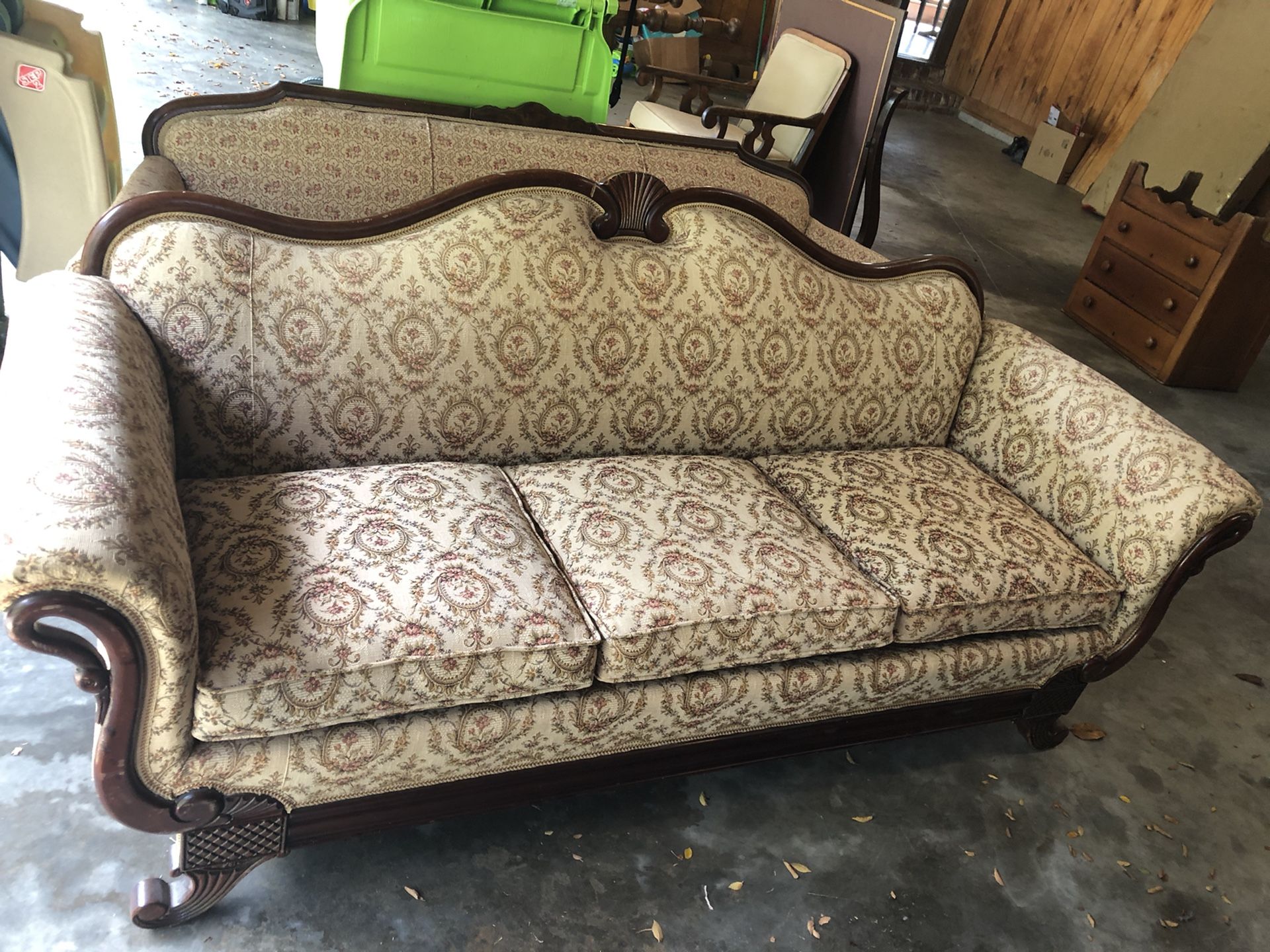 Antique Gooseneck Sofa