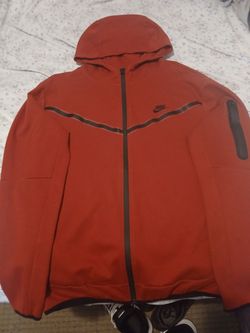 dark red nike tech (size L)