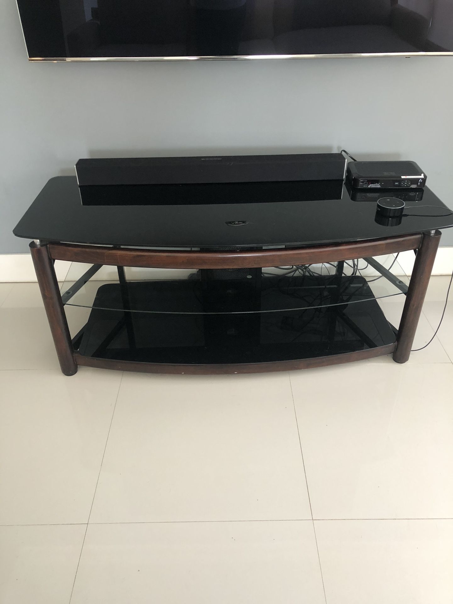 Glass TV Stand