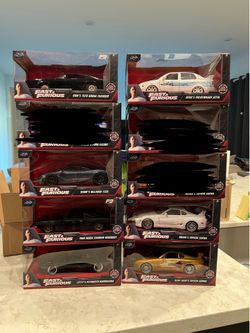Fast and furious 1:24 diecast cars