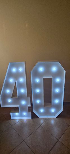 Marquee numbers