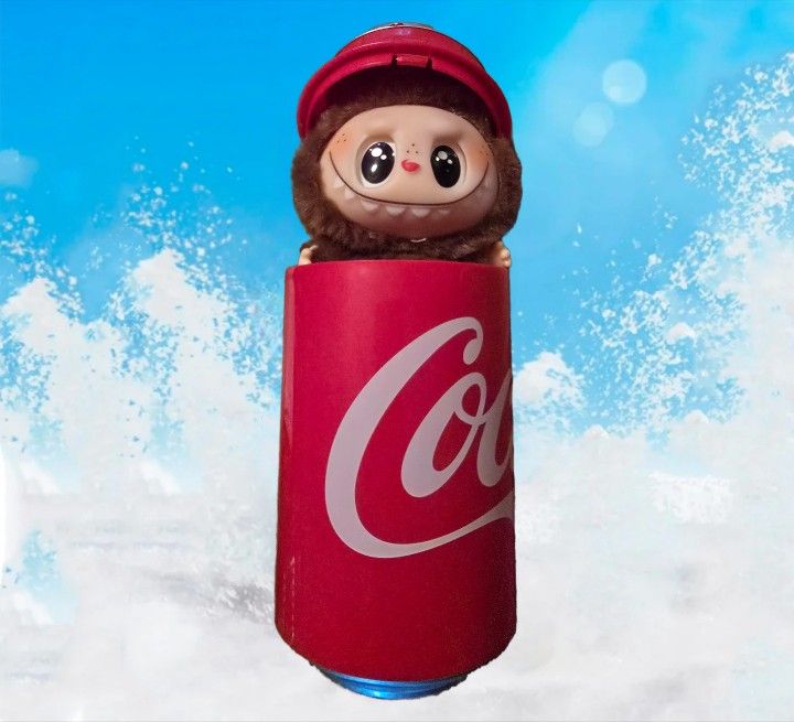 AUTHENTIC The Monsters Labubu Coca Cola Mysterious Guest Secret Rare (Toy Only)