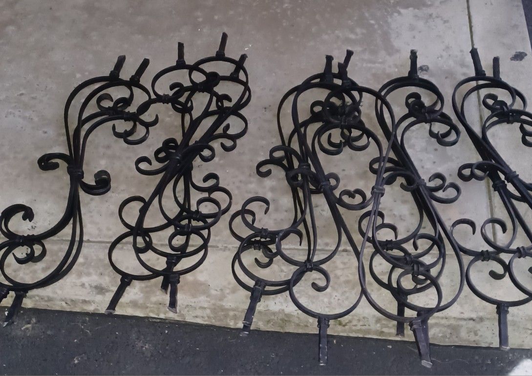 Scrolls Handrail/Fence Decoration Powder Coated Black