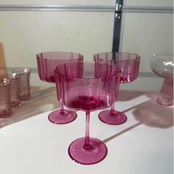 pink martini glasses