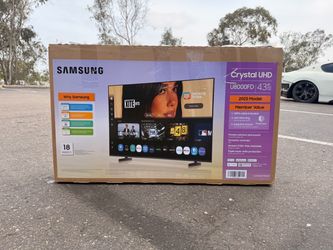 43 “ Samsung smart 4K UHD HDR TV